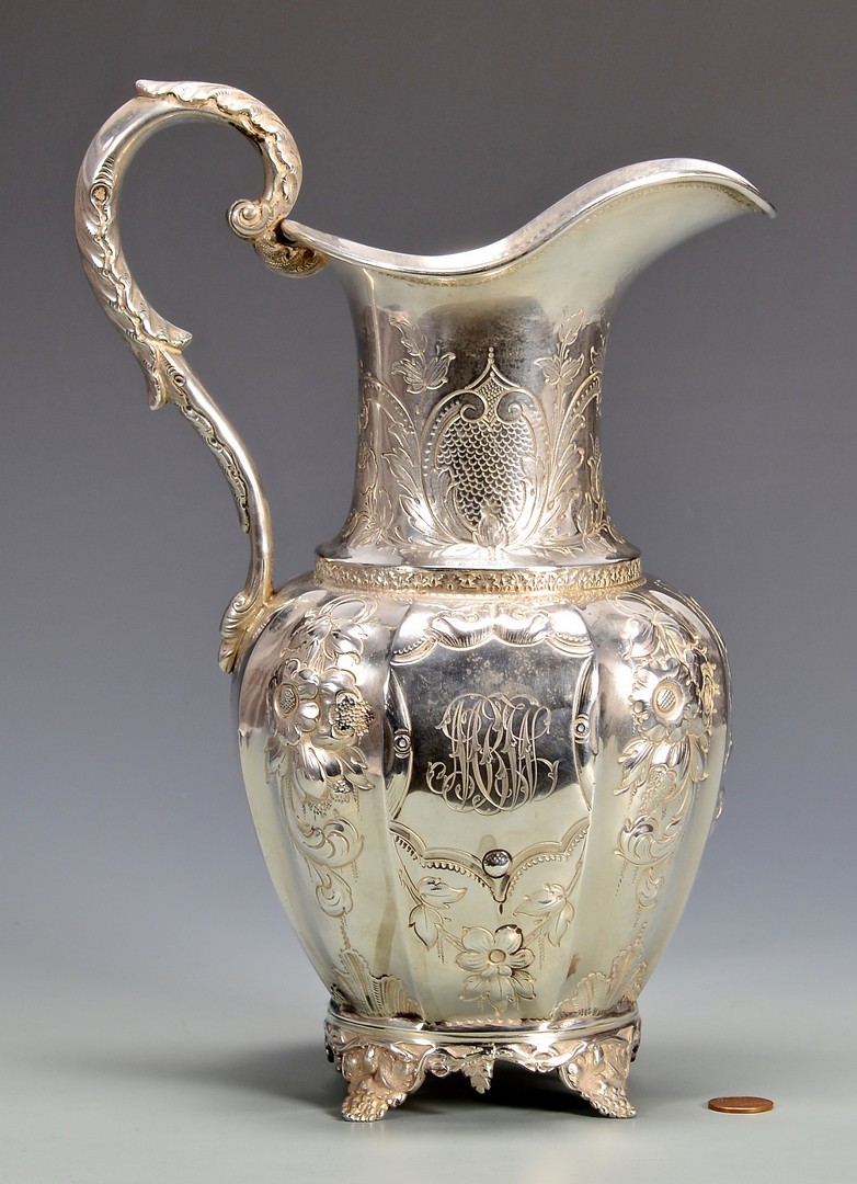 Lot 124: TN Coin Silver Pitcher, Winchester Family