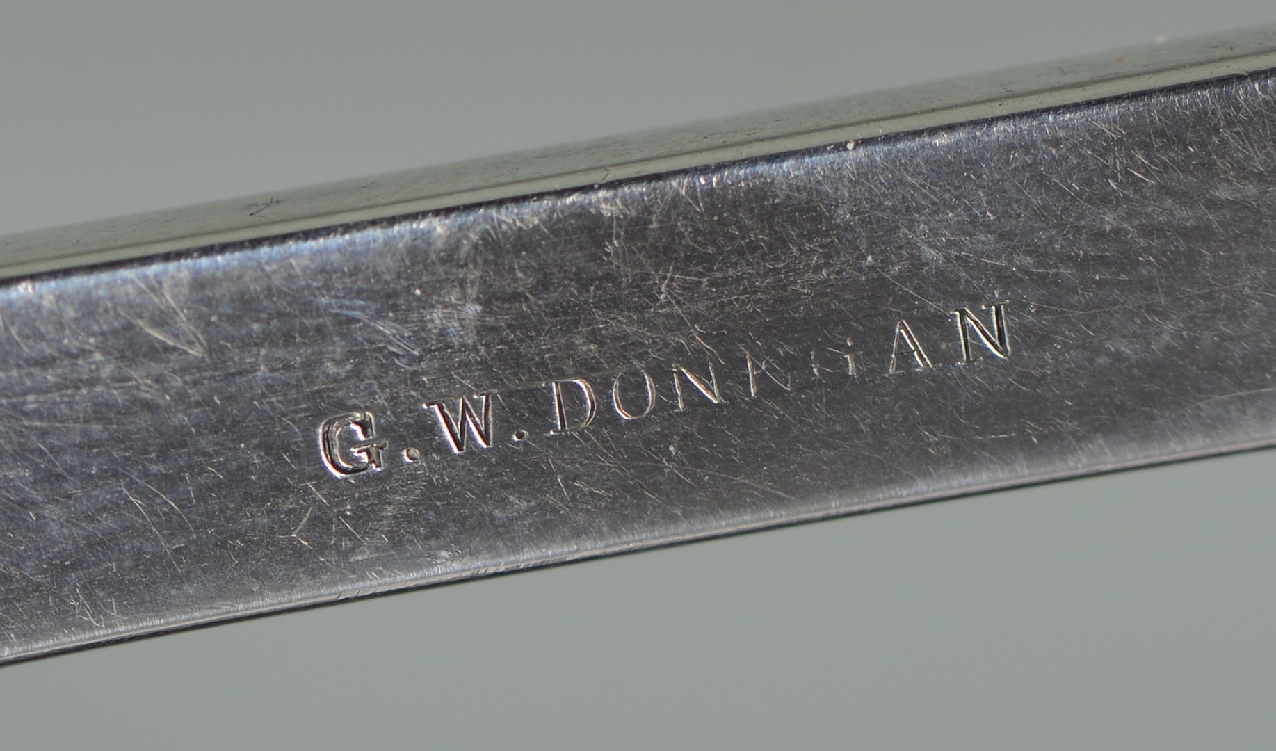 Lot 129: Donigan Nashville Coin Silver Ladle