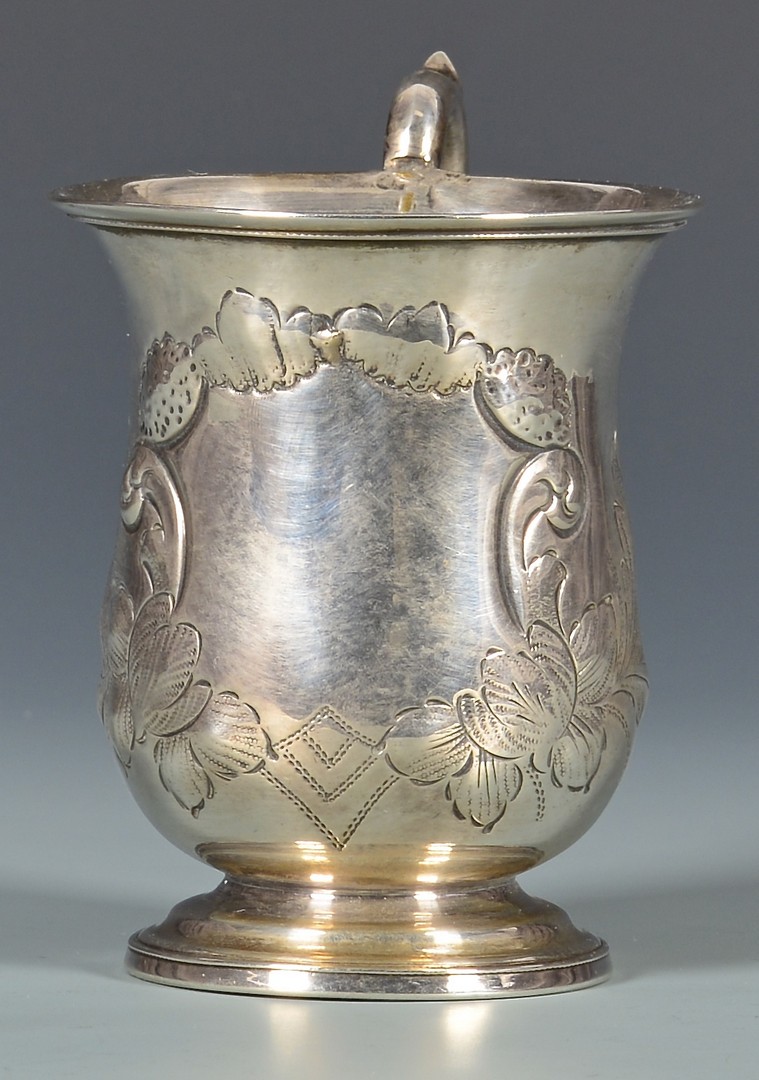 Lot 143: Gowdey TN Coin Silver cup