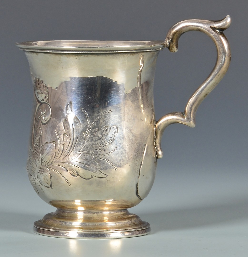 Lot 143: Gowdey TN Coin Silver cup