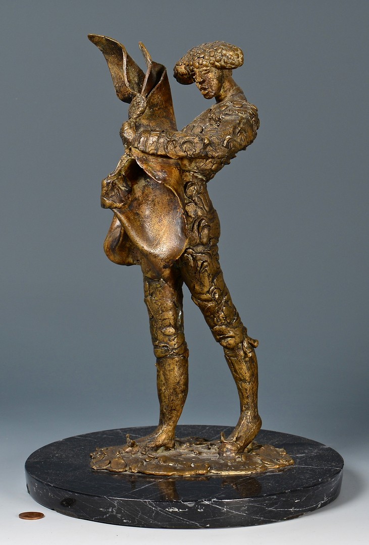 Lot 165: Heriberto Juarez Bronze Sculpture, Matador