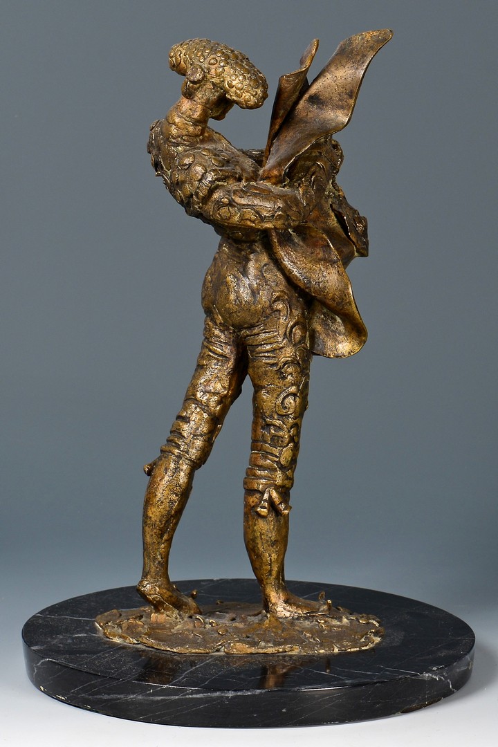 Lot 165: Heriberto Juarez Bronze Sculpture, Matador