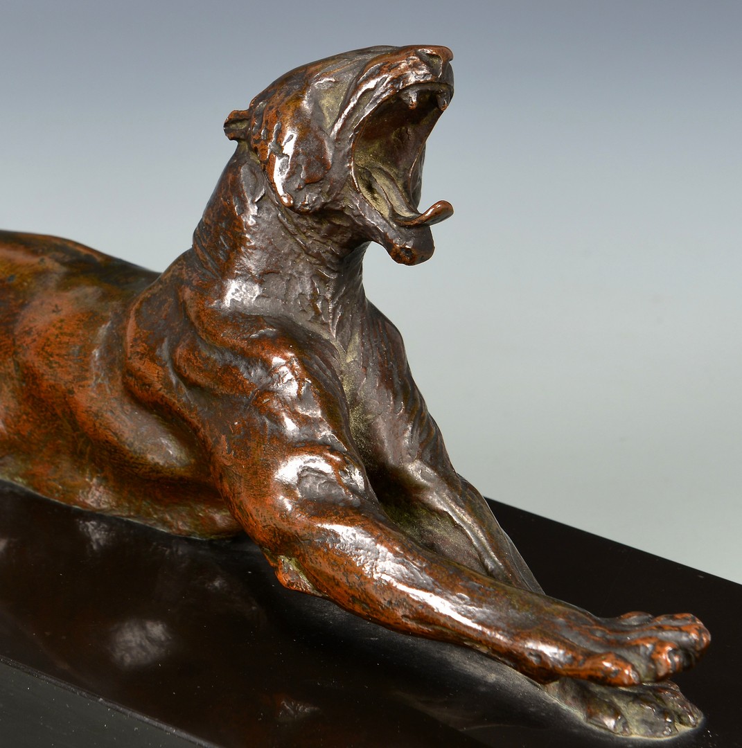 Lot 167: Anna Hyatt Huntington Bronze Tiger or Panther
