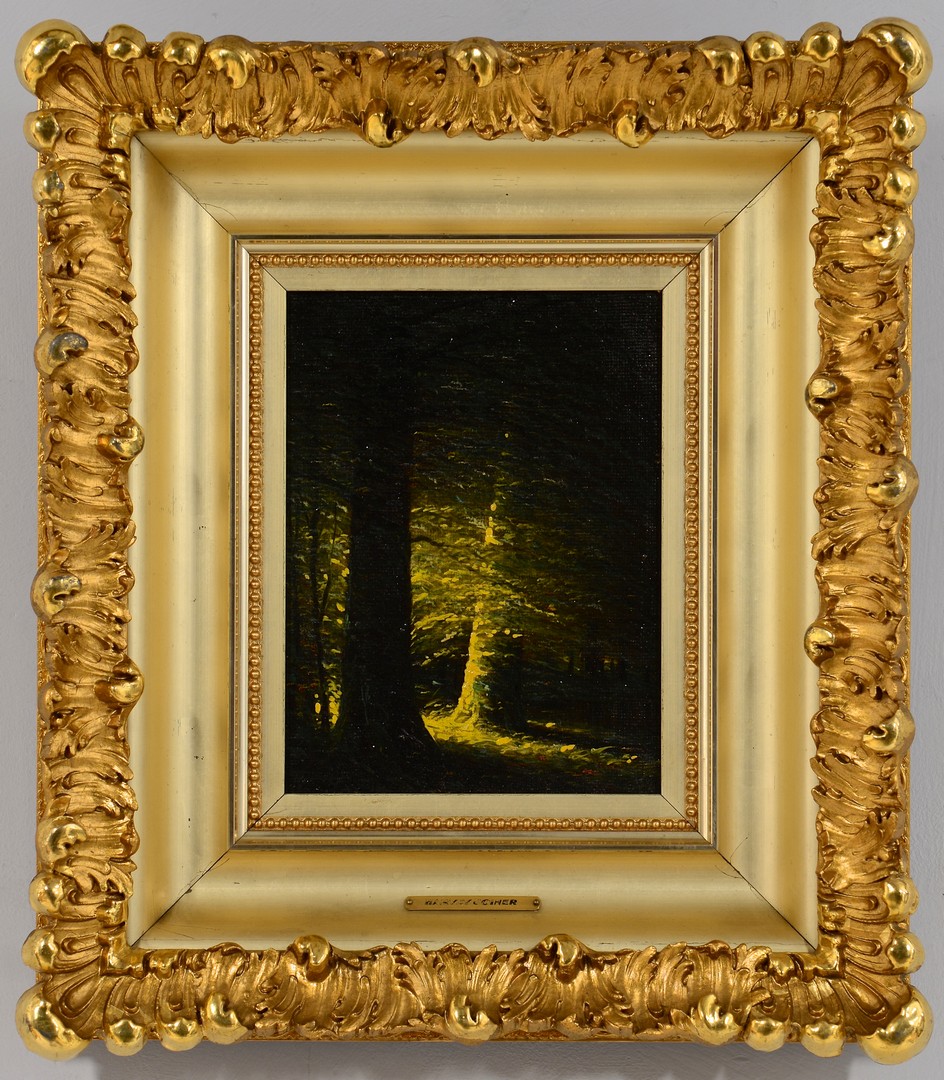 Lot 170: Attr. Harvey Joiner Oil with 2 Trees