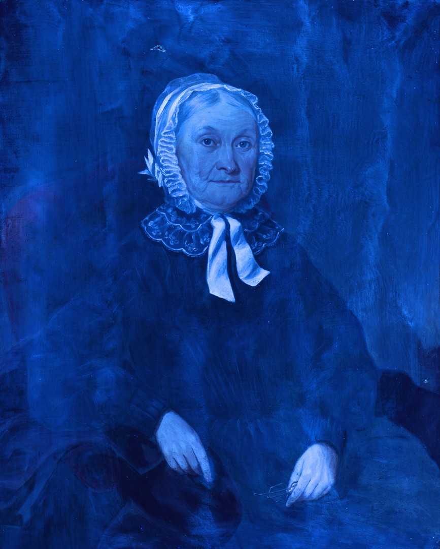 Lot 176: Attr. Washington Cooper, portrait of Mary A.G. Owe
