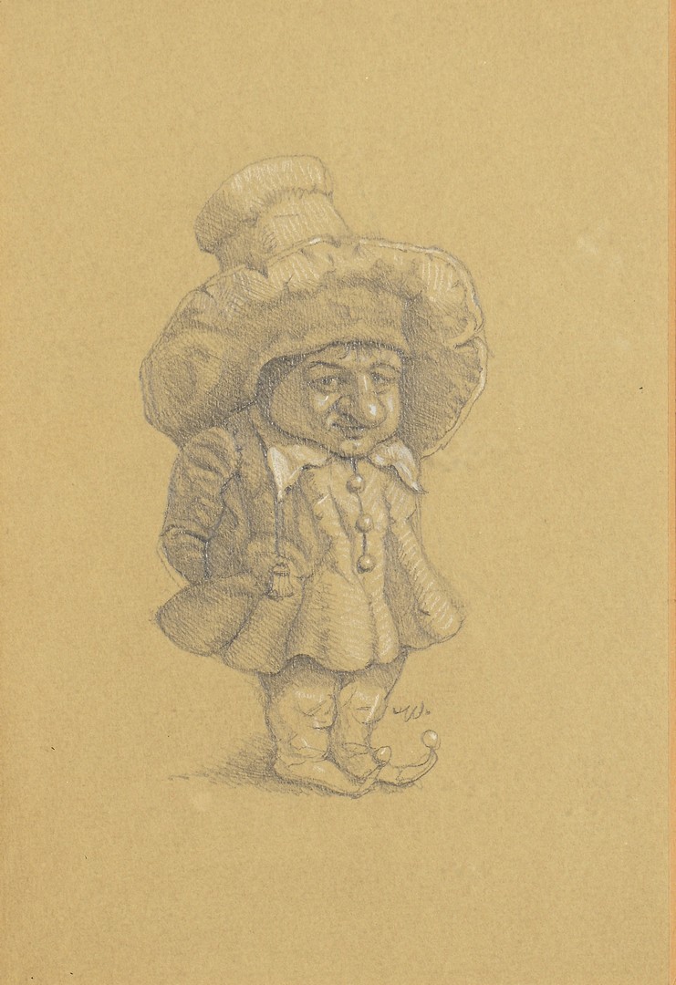 Lot 185: 2 Werner Wildner framed Gnomes