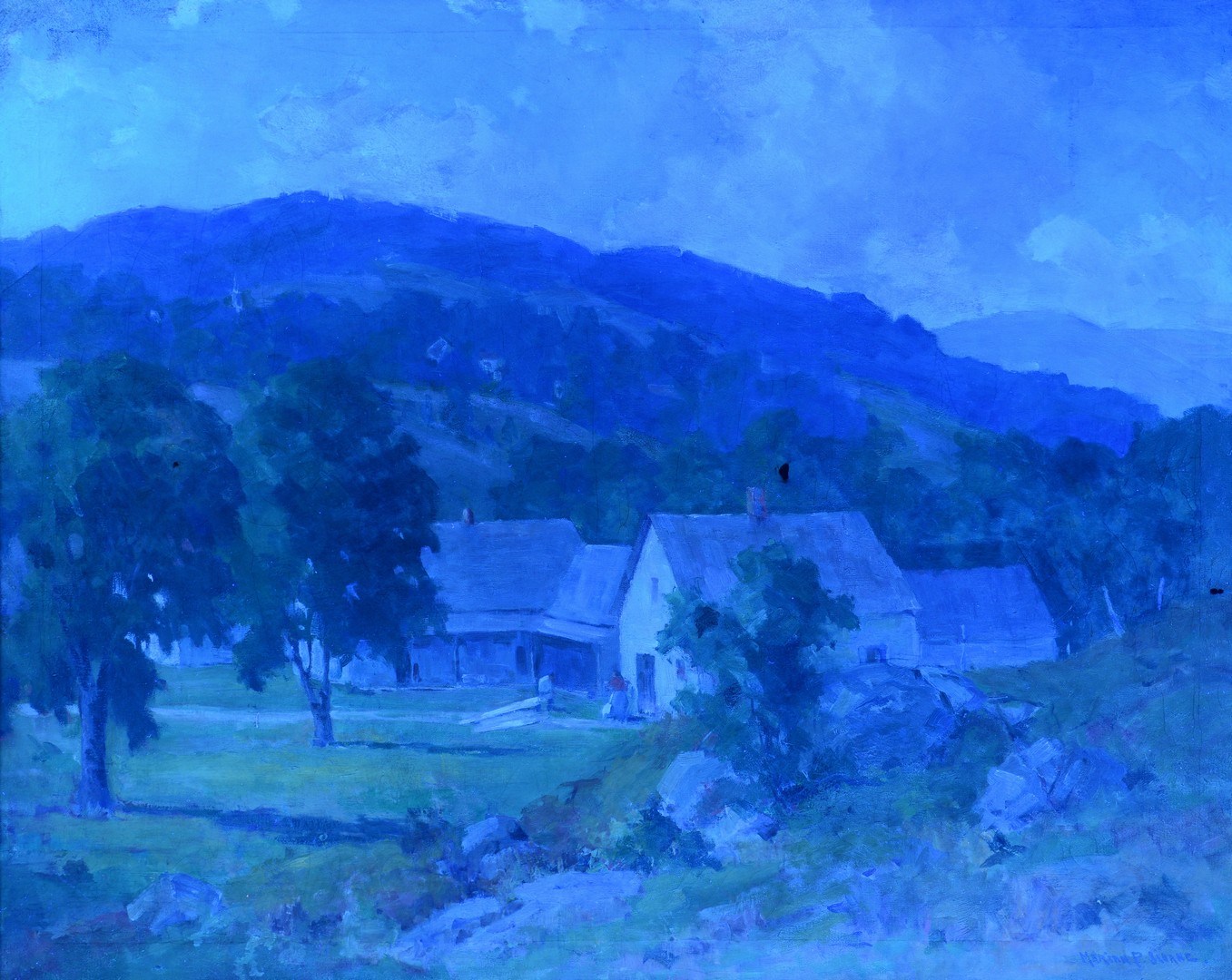 Lot 192: Marian Parkhurst Sloane o/c Landscape Painting