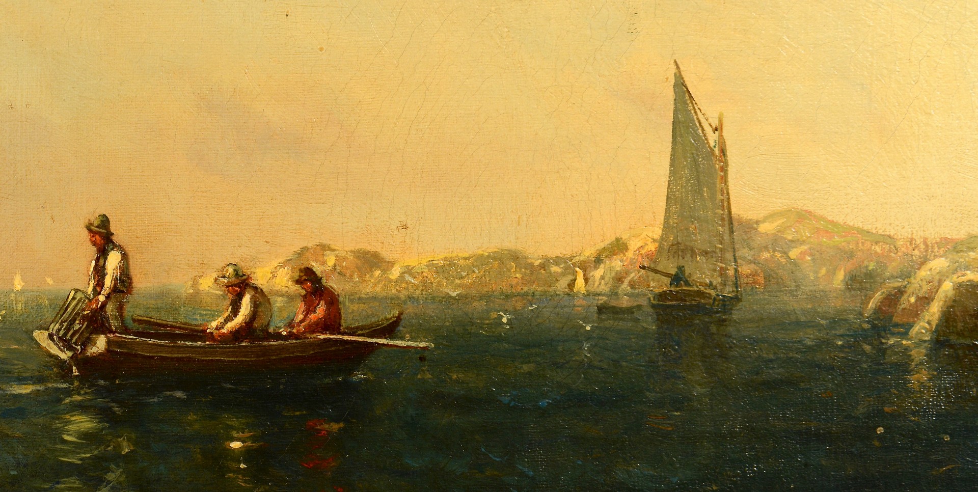 Lot 194: Arthur Quartley Oil on Canvas, A Summer Afternoon