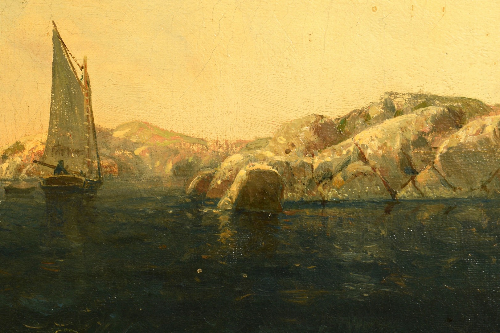 Lot 194: Arthur Quartley Oil on Canvas, A Summer Afternoon