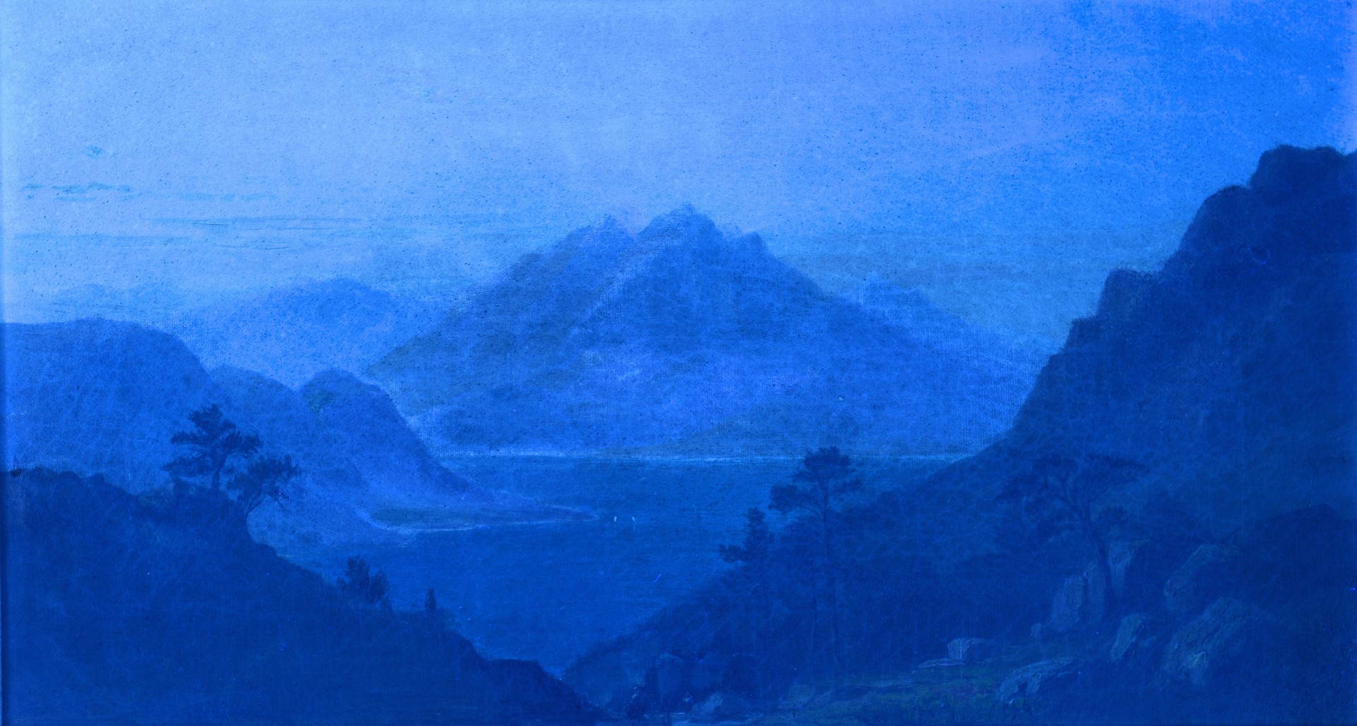 Lot 196: Benjamin Champney Oil on Canvas Landscape
