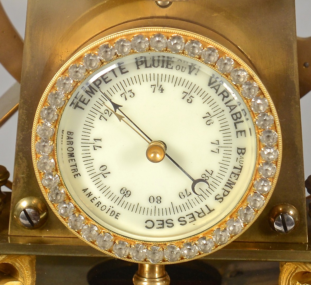 Lot 228: French Gilt Bronze Falling Ball Mantle Clock