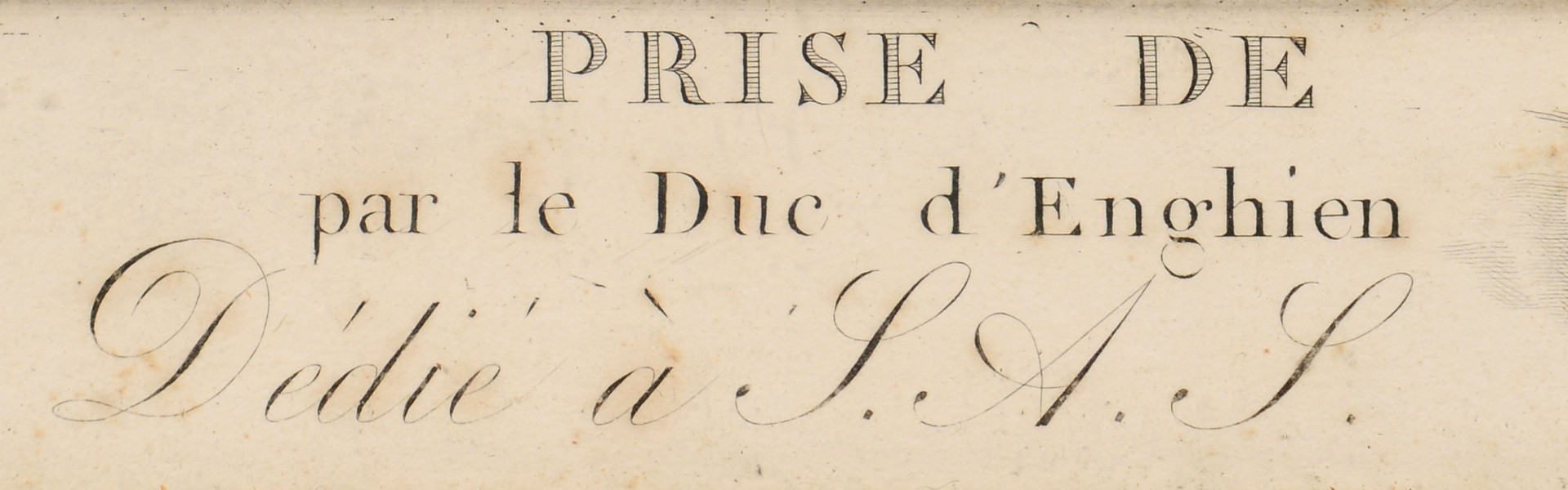 Lot 236: French Battle Scene Engraving, Prise de Thionville