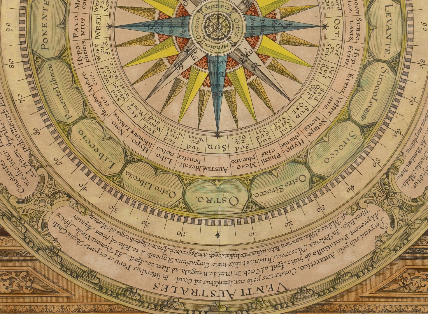 Lot 240: Pair of Baroque Astronomical Charts, Johann Zahn