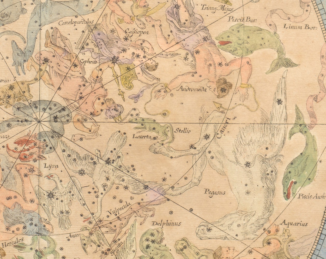 Lot 241: Pair of Baroque Celestial Maps, Johann Zahn