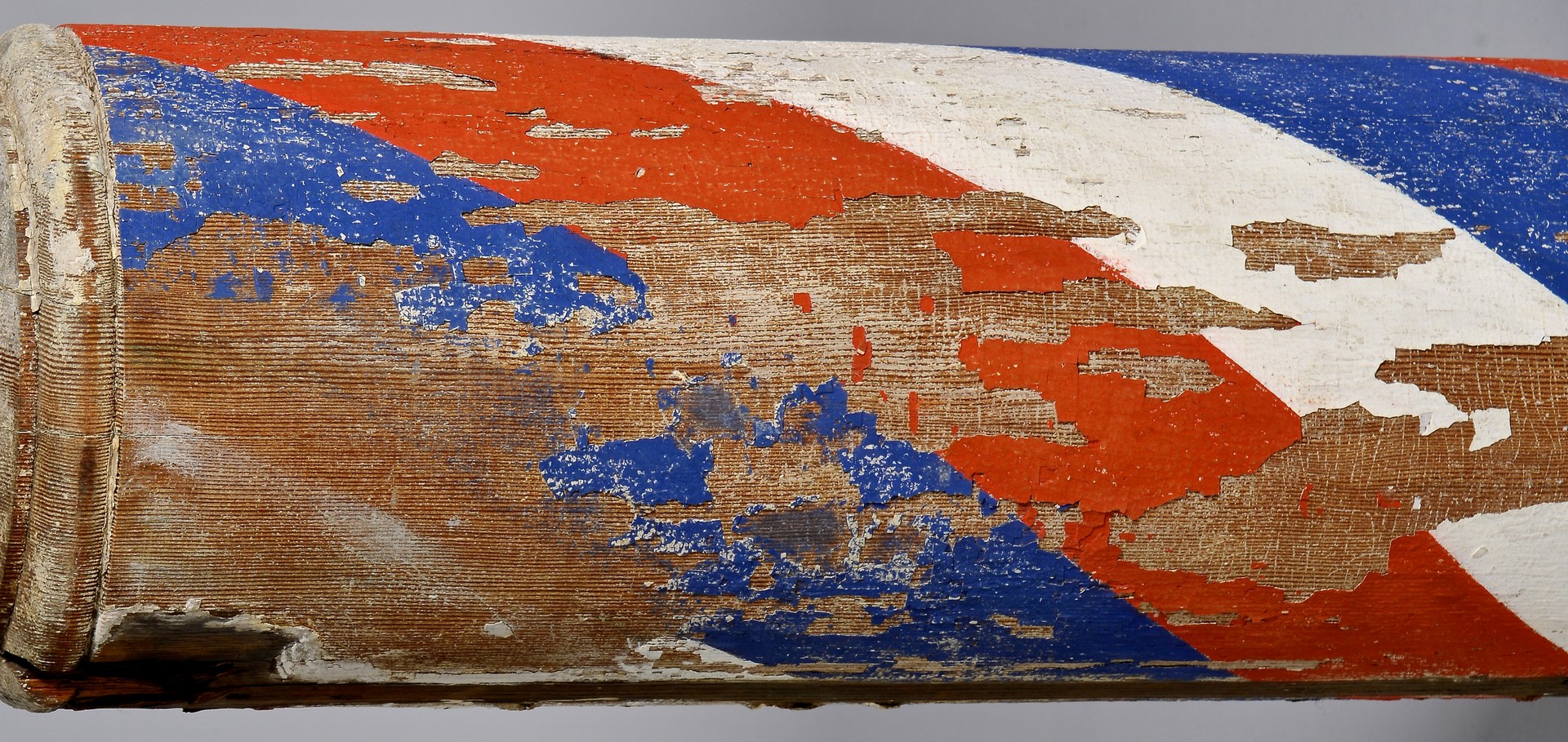 Lot 255: 19th Century Painted Barber Pole