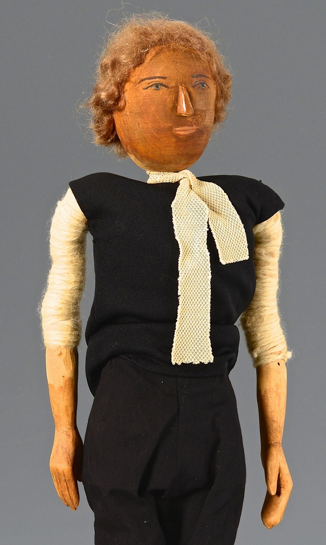 Lot 261: Helen Bullard Folk Art Carved Doll