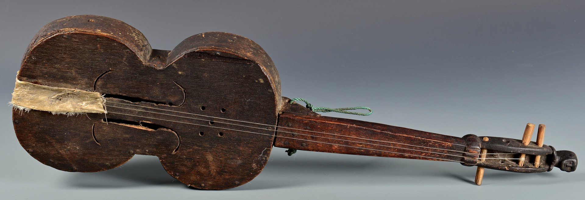 Lot 263: Folk Art Figural Fiddle