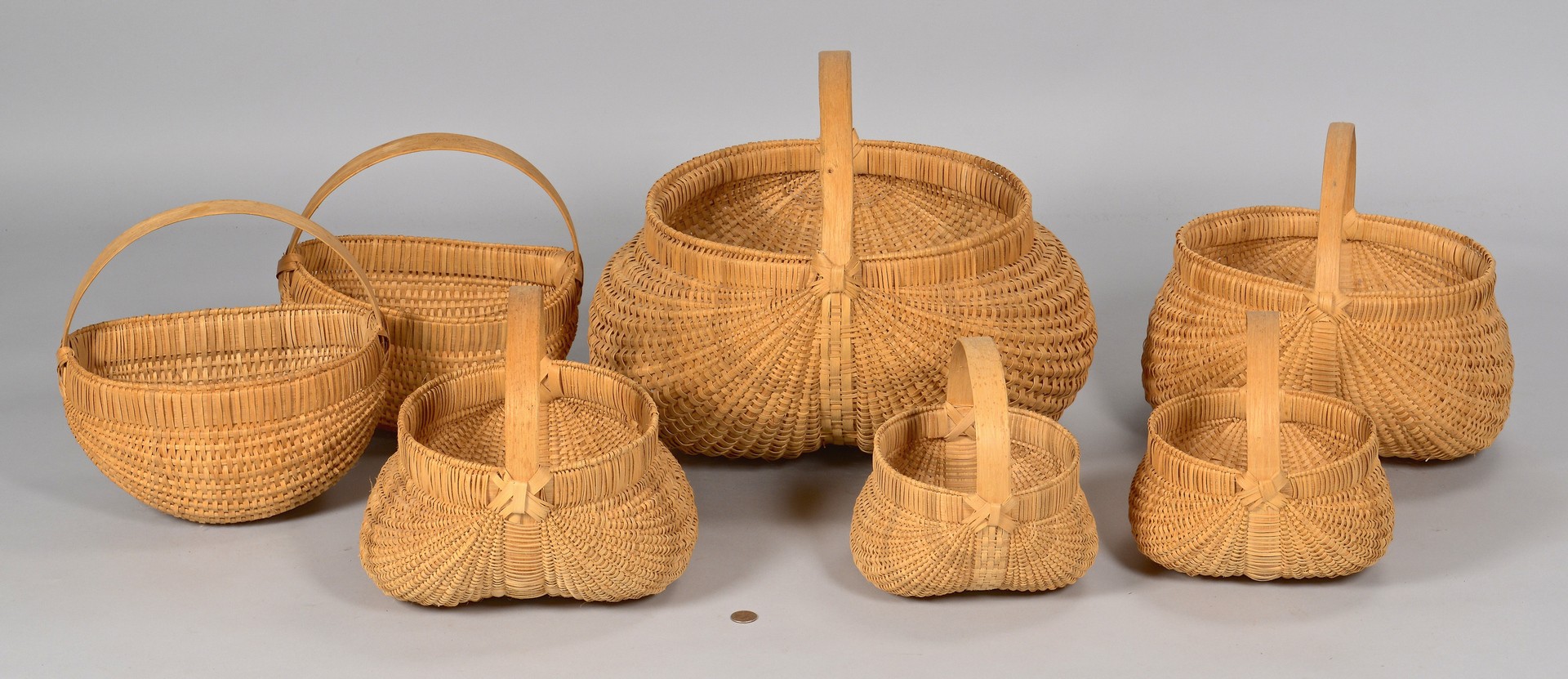 Lot 265: 7 Mildred Youngblood Baskets