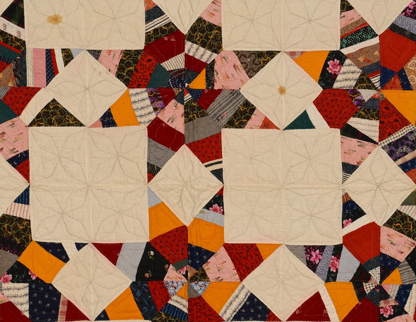 Lot 272: 3 Quilts, Schoolhouse and Star patterns