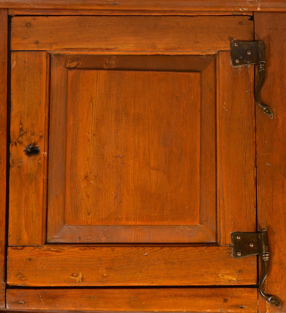 Lot 294: Greene Co. Hanging Cupboard, Early 19th Cent.