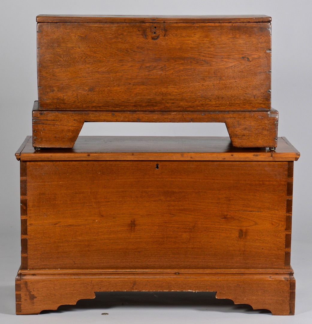 Lot 297: Group of 2 East TN Blanket Chests
