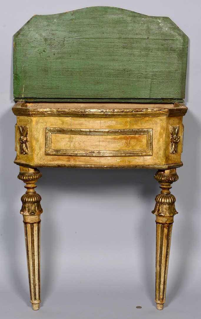 Lot 303: 18th c. painted Italian Console Table