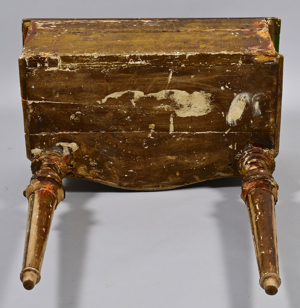 Lot 303: 18th c. painted Italian Console Table