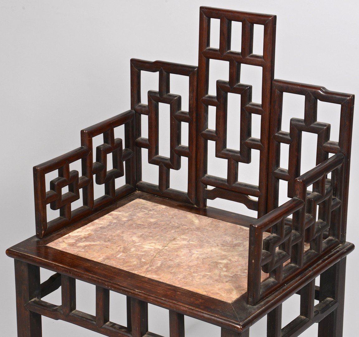 Lot 30: Chinese Throne Chair, early 20th century