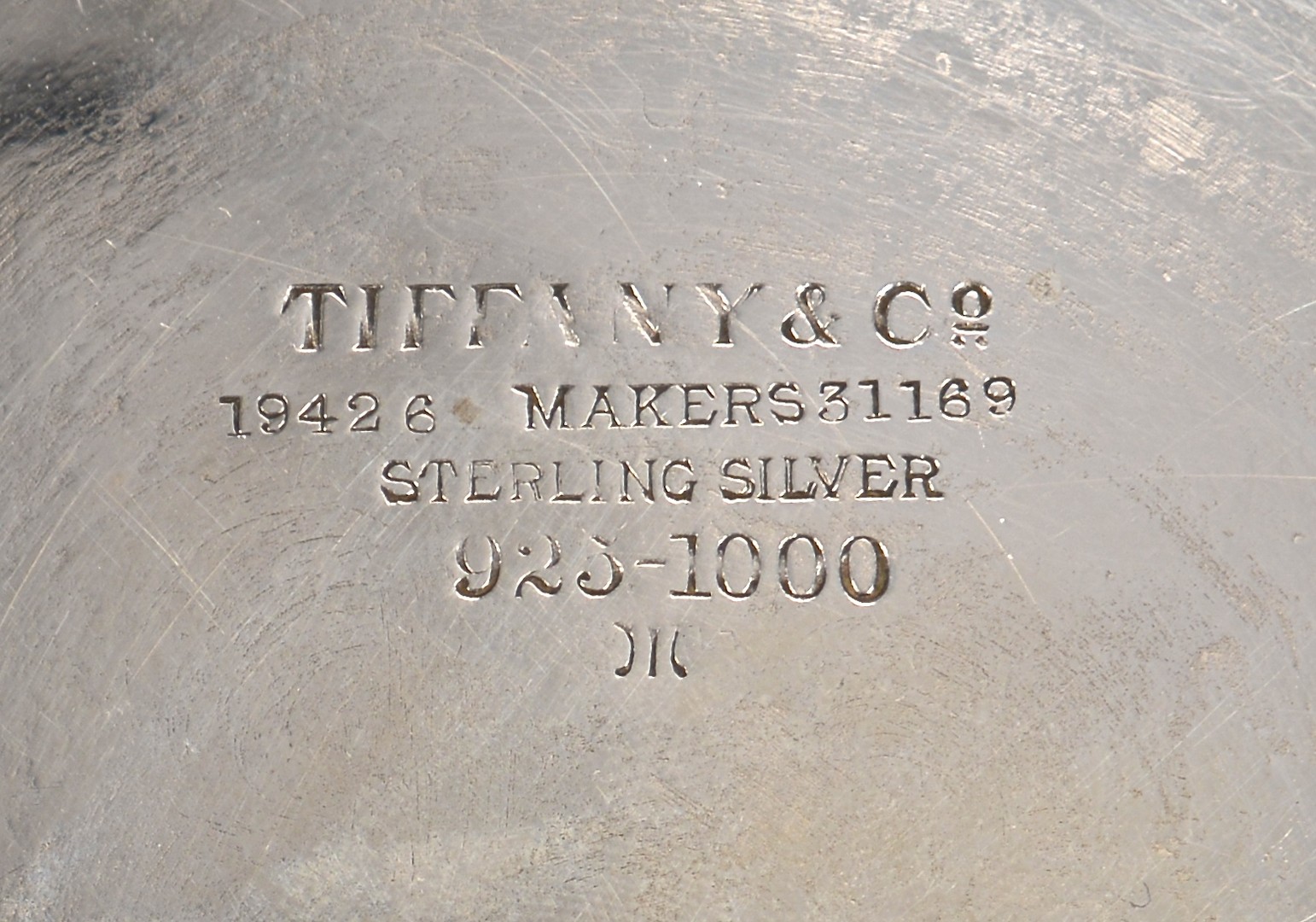 Lot 335: Tiffany Sterling Silver Bowl