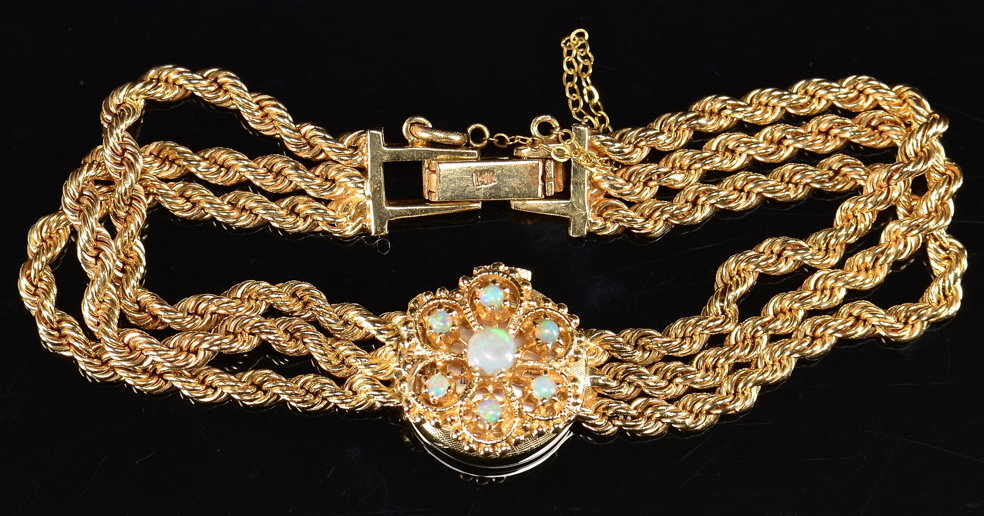 Lot 362: 10k, 14k, 18k gold & Opal Jewelry