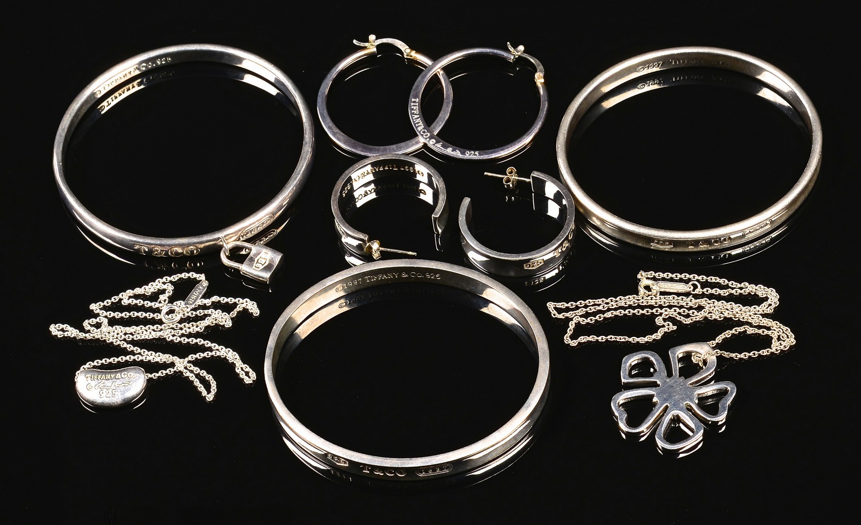 Lot 368: Tiffany & Co. Sterling Jewelry
