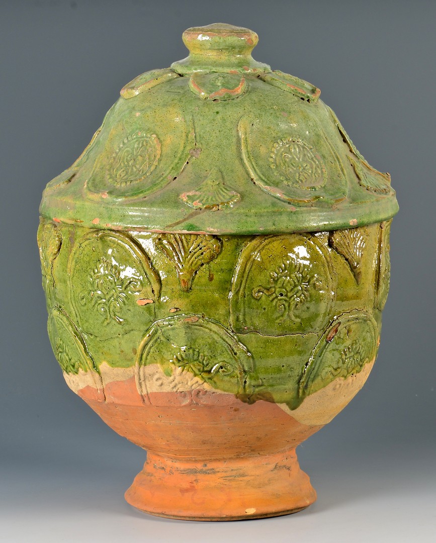 Lot 379: Chinese Ceramic Yuan Dynasty Storage Jar