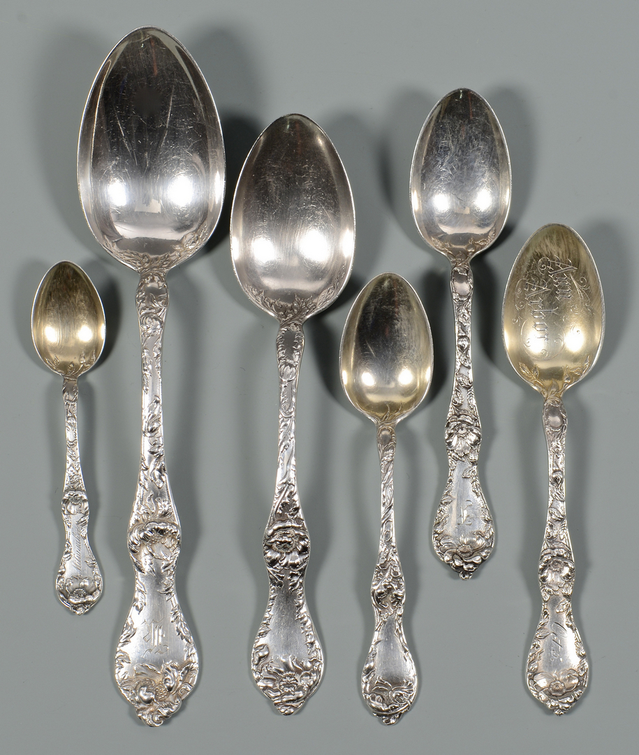 Details about   REED & BARTON LES CINQ FLEURS STERLING SILVER OVAL SOUP SPOON GOOD CONDITION 