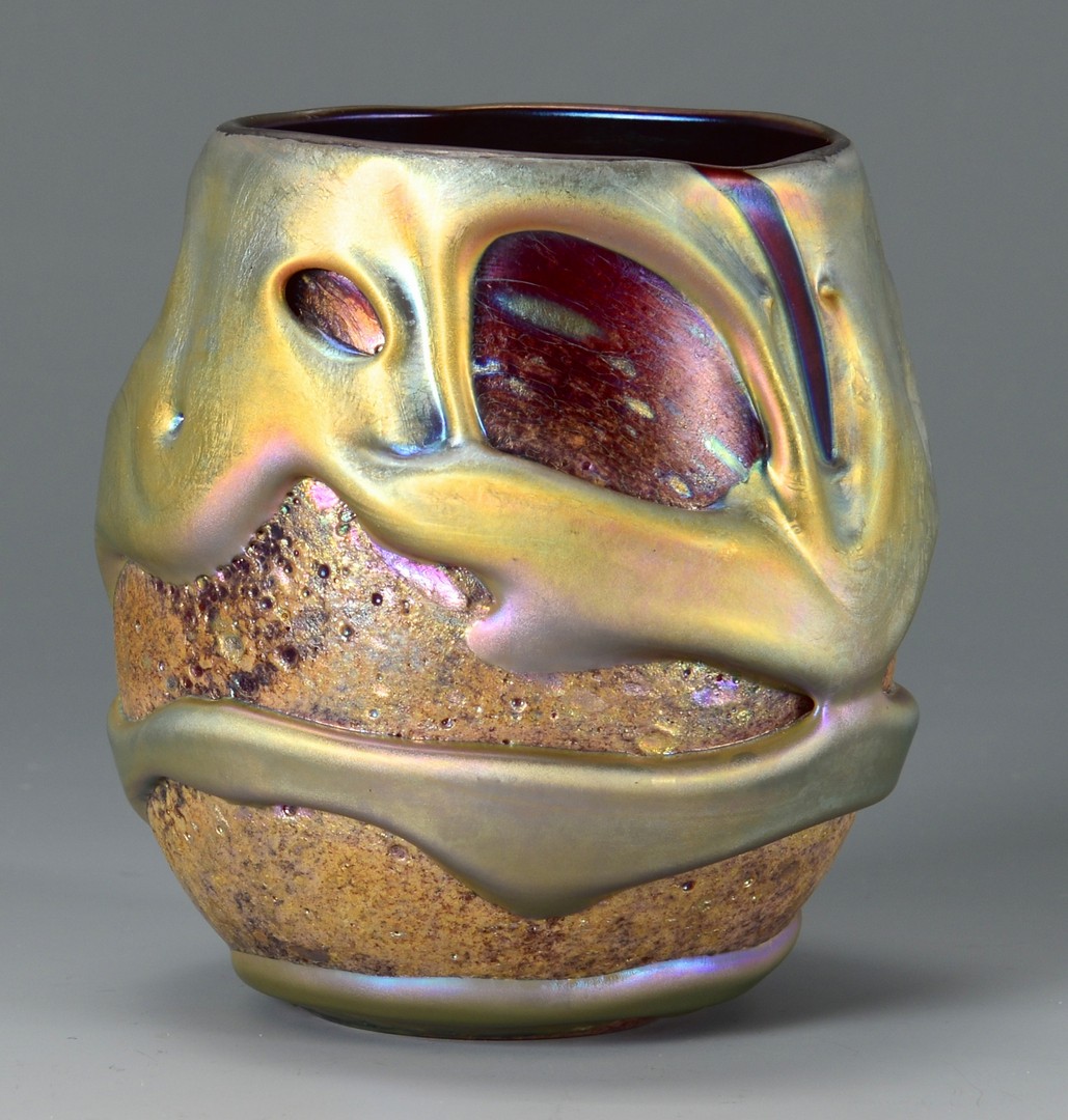 Lot 419: Charles Lotton Lava Vase