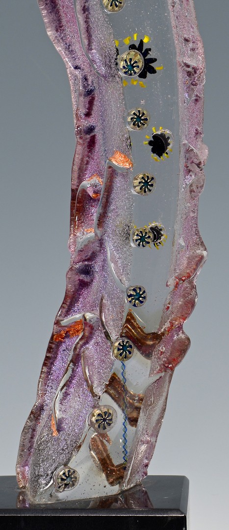 Lot 424: Susan Gott Glass Figurative Sculpture, Shaman III