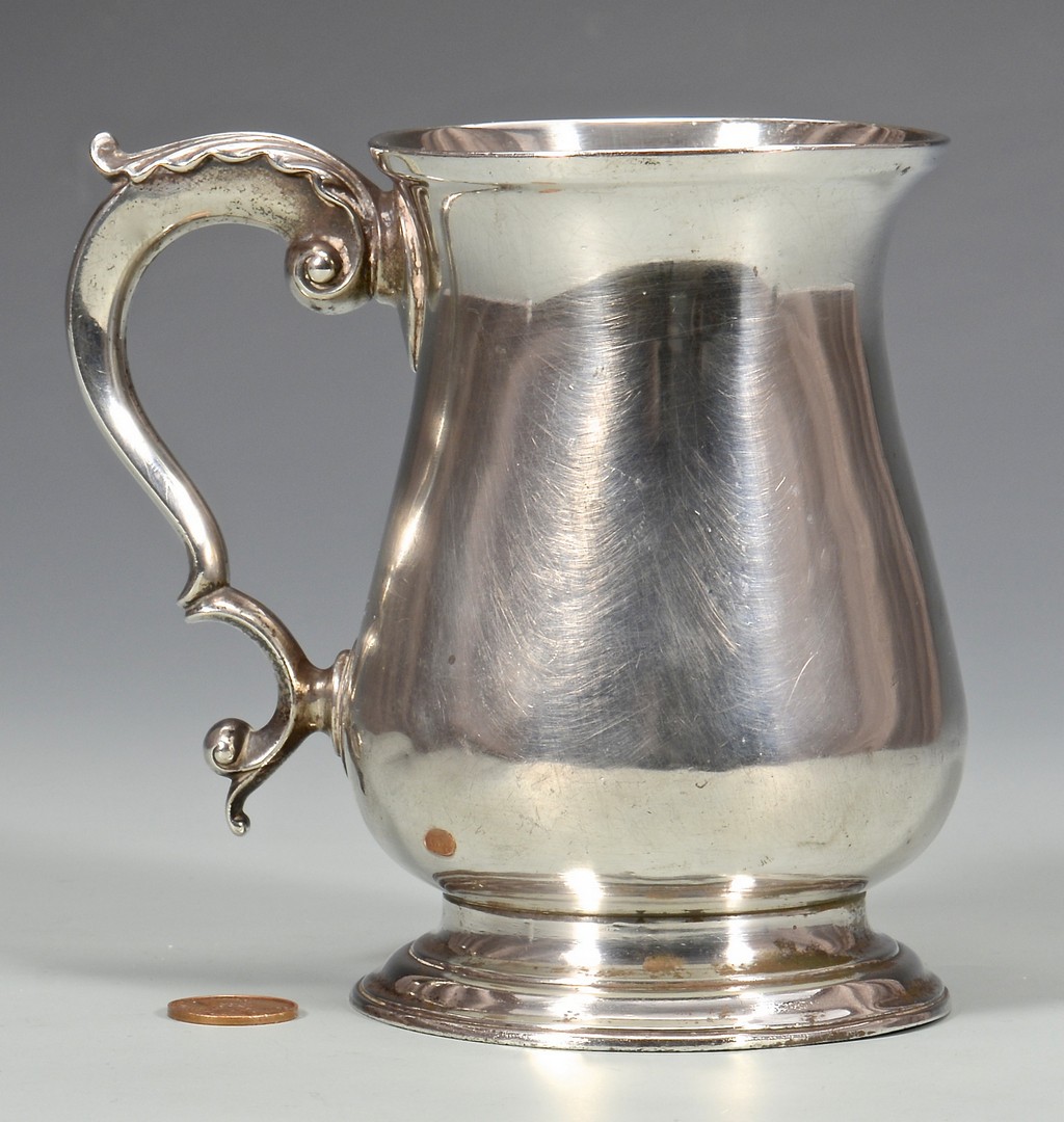 Lot 46: Georgian Sterling Silver Cann, circa 1770