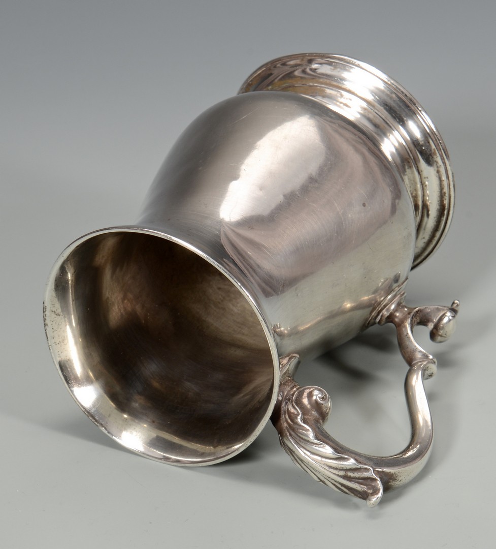 Lot 46: Georgian Sterling Silver Cann, circa 1770