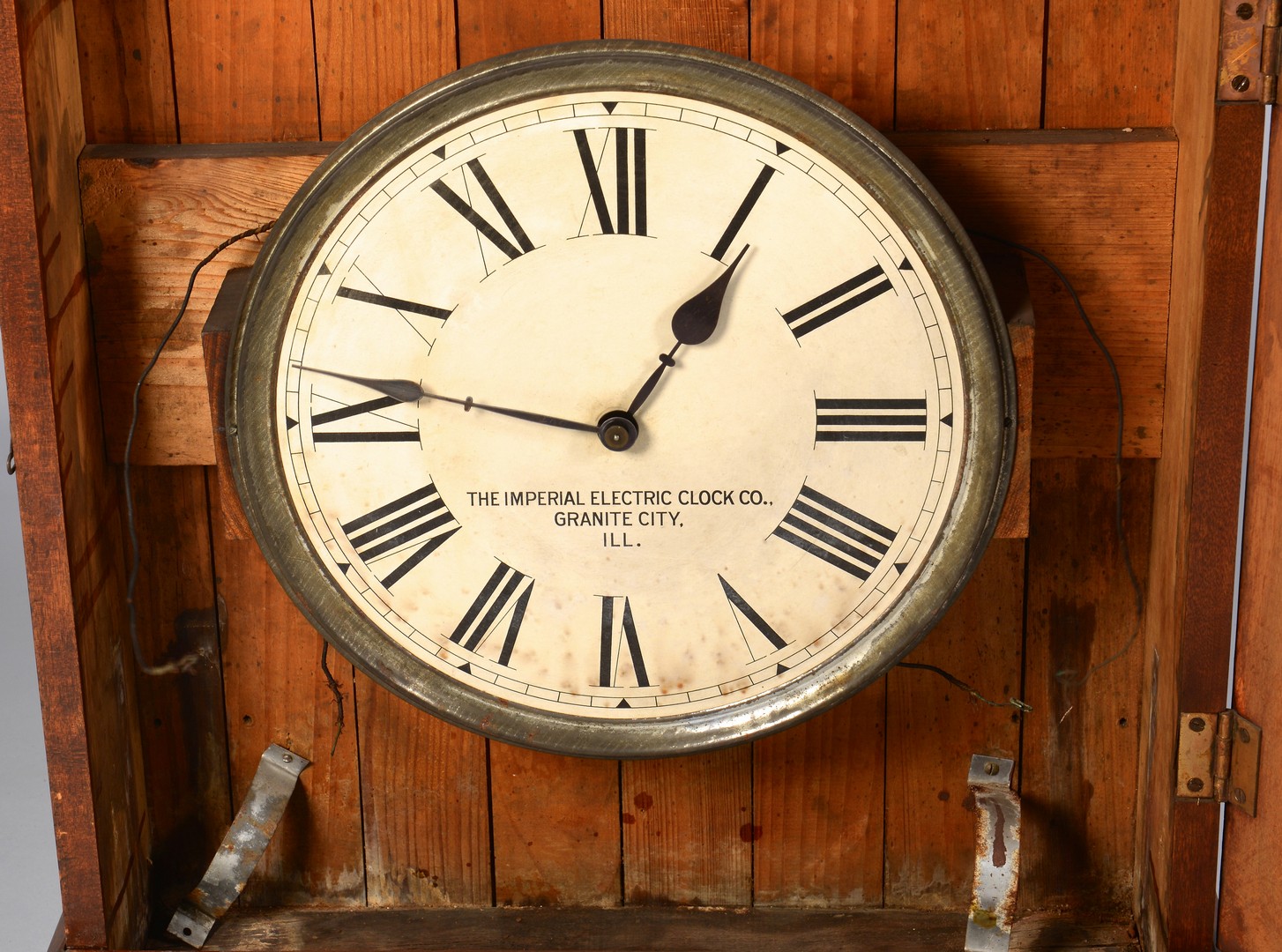 Lot 491: Pair of Clocks, W & H Oak Cased & Imperial