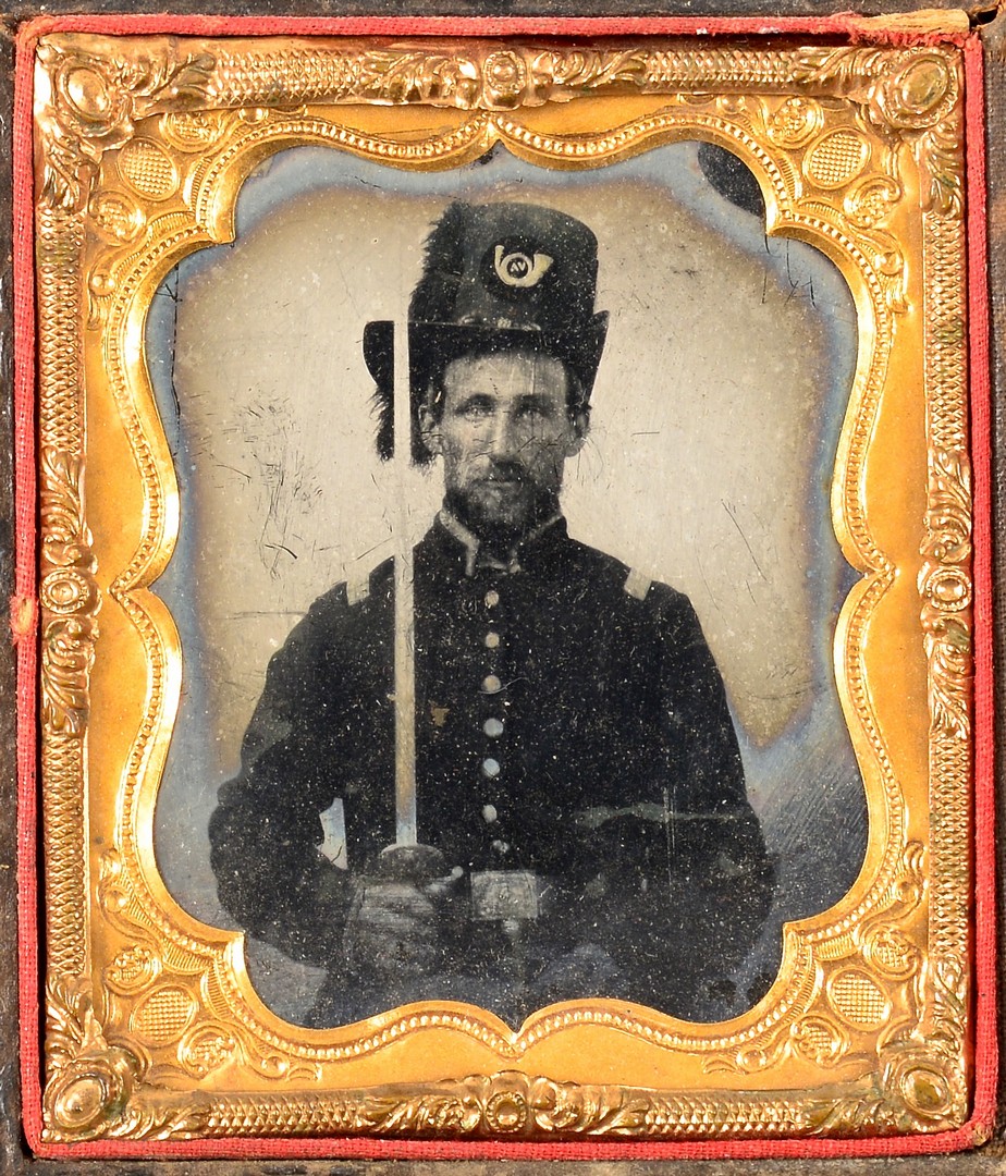 Lot 496: Confederate Civil War Ambrotype