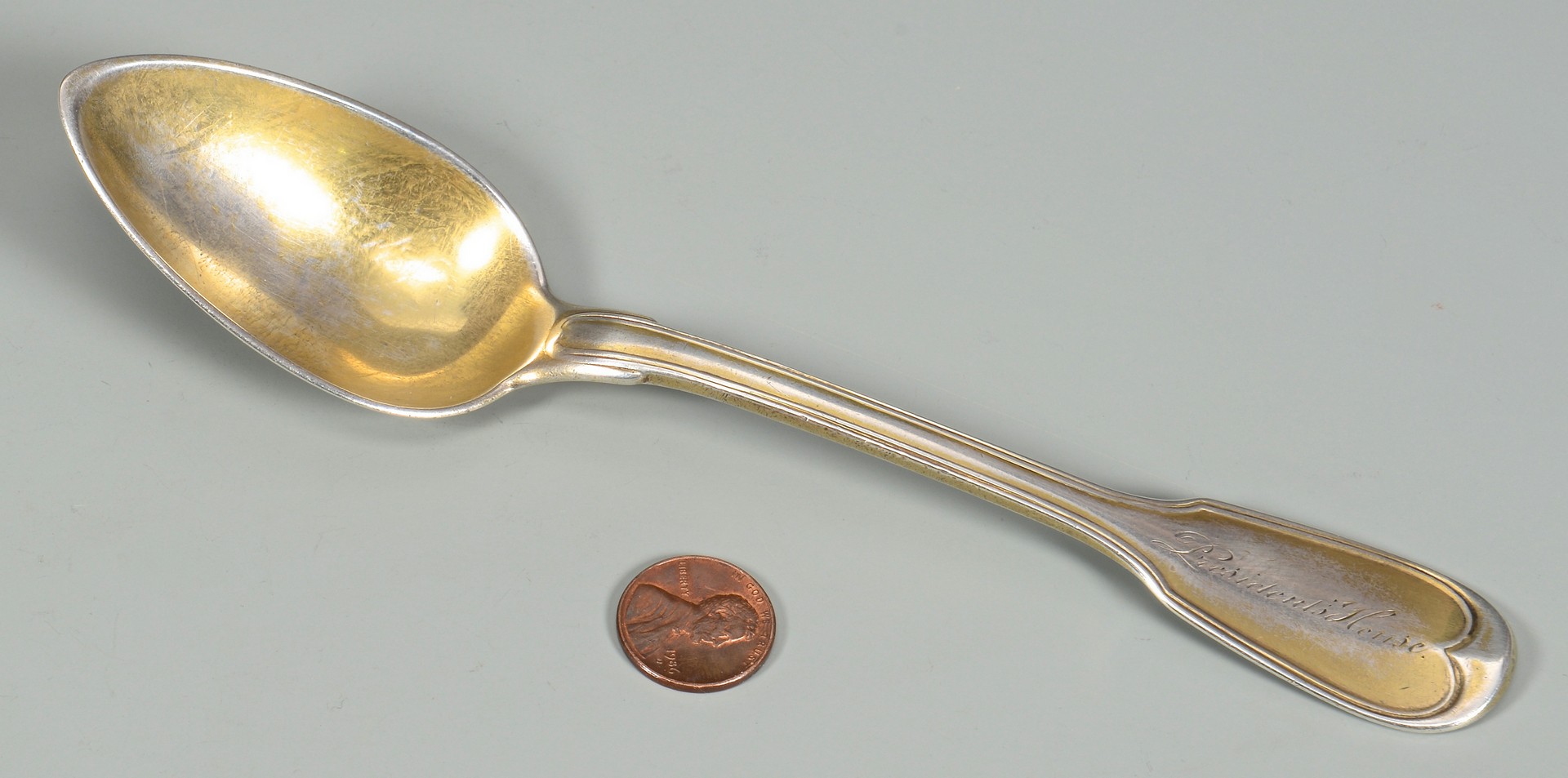 Lot 49: Andrew Jackson Presidential Silver Spoon