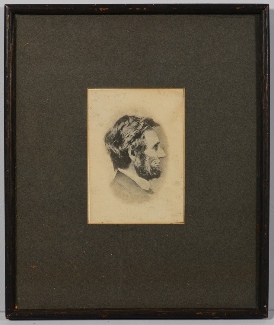 Lot 504: Photographic Print of Lincoln, C.S. German