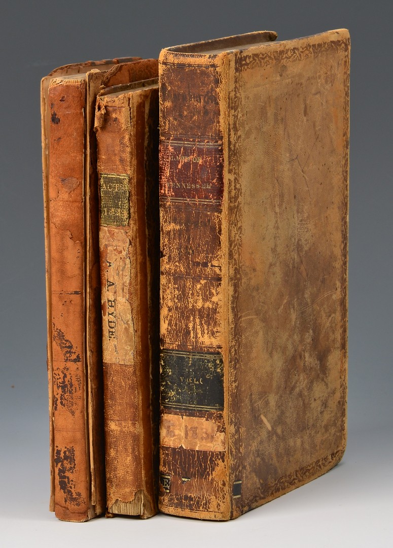 Lot 511: 3 Early TN Legal Books and document | Case Auctions