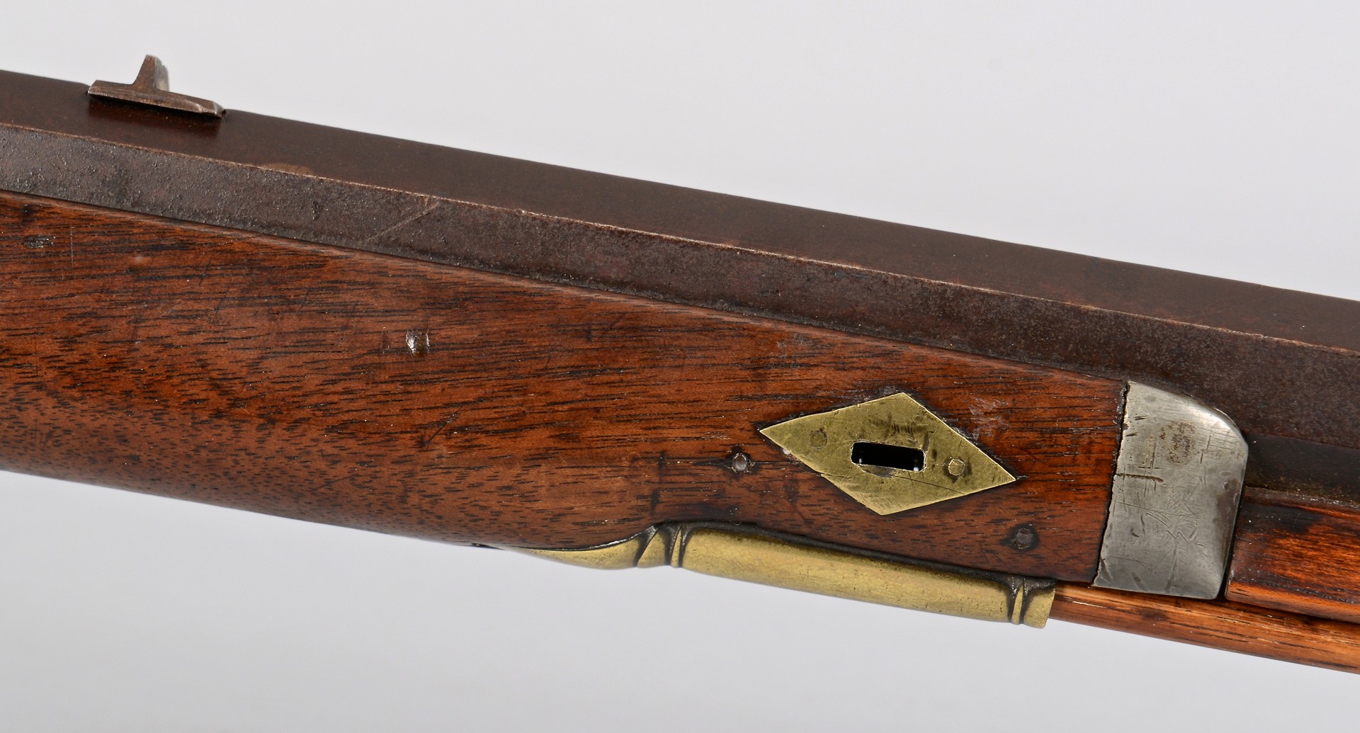 Lot 524: H. Pratt Percussion Long Rifle