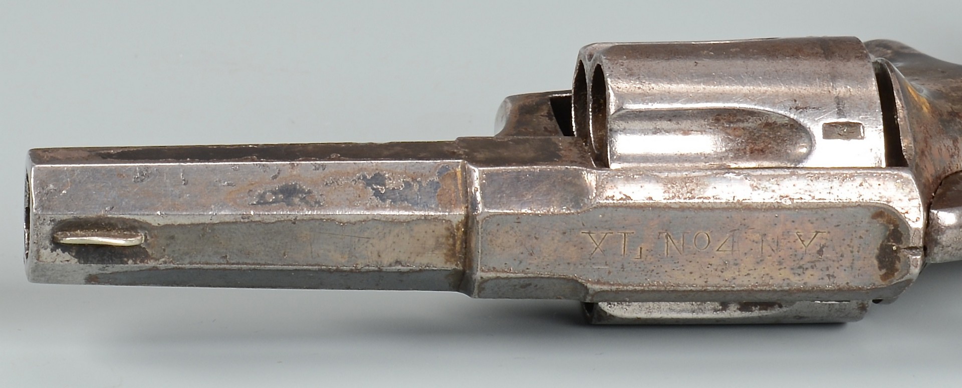 Lot 527: Hopkins & Allen XL No. 4 NY Revolver & Powder Meas