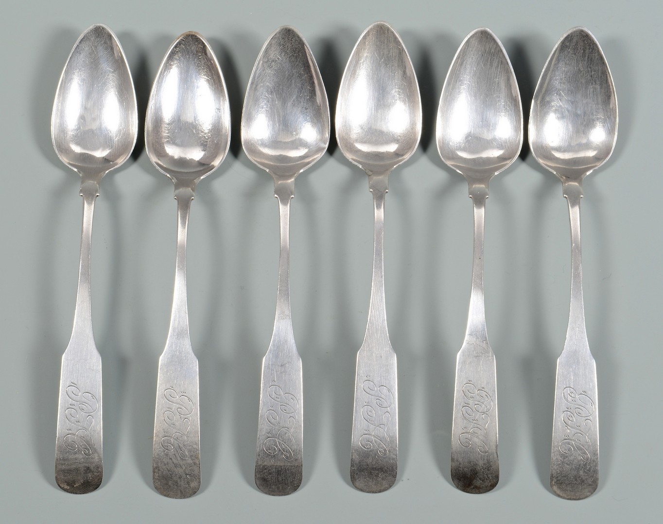 Lot 567: Grouping of 18 Coin Silver Spoons