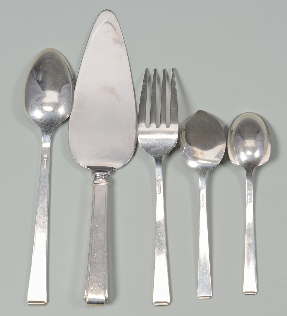 Details about   Sterling Silver Flatware Lunt Modern Classic Serving Spoon