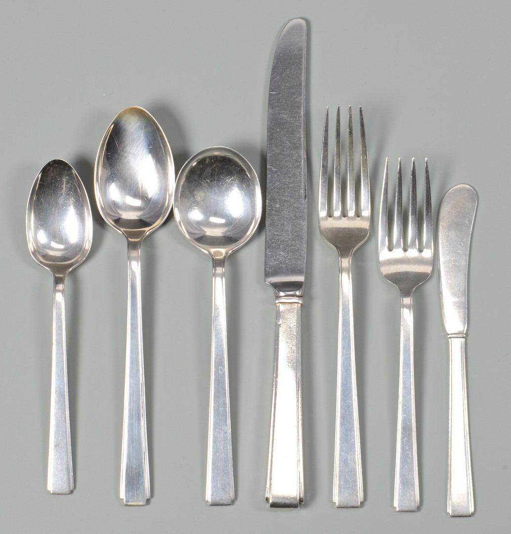 Details about   Sterling Silver Flatware Lunt Modern Classic Serving Spoon