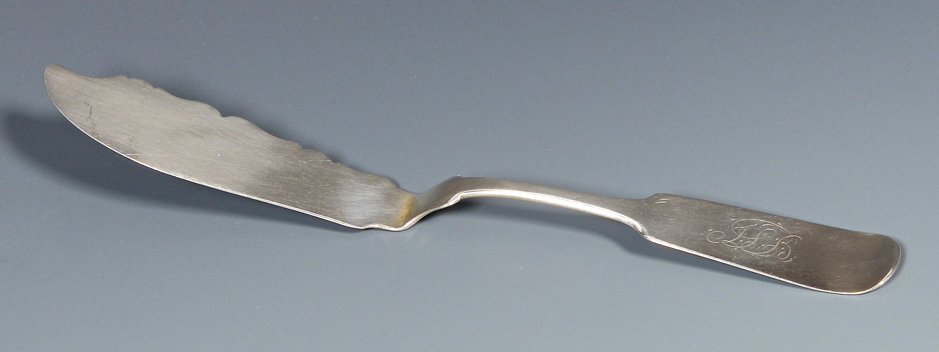 Lot 57: Conning Mobile Silver Ladle and knife