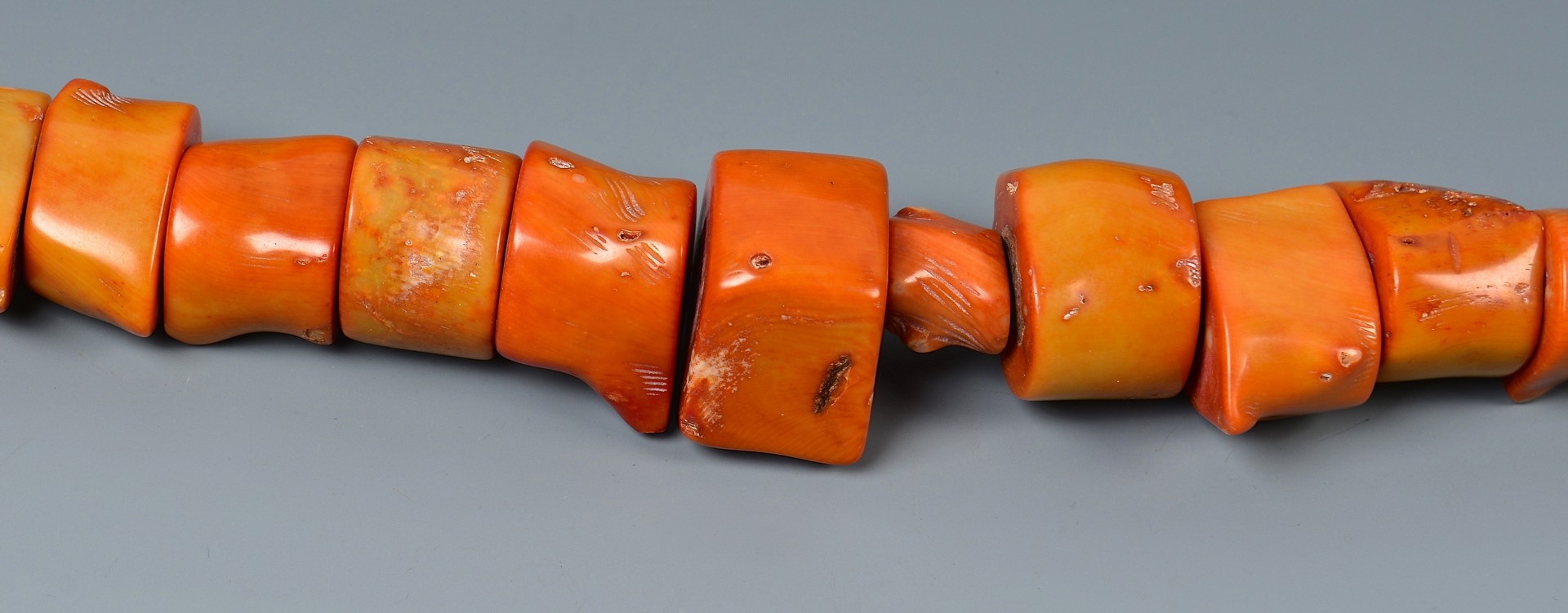 Lot 607: Ancient Beads including Tibetan Coral