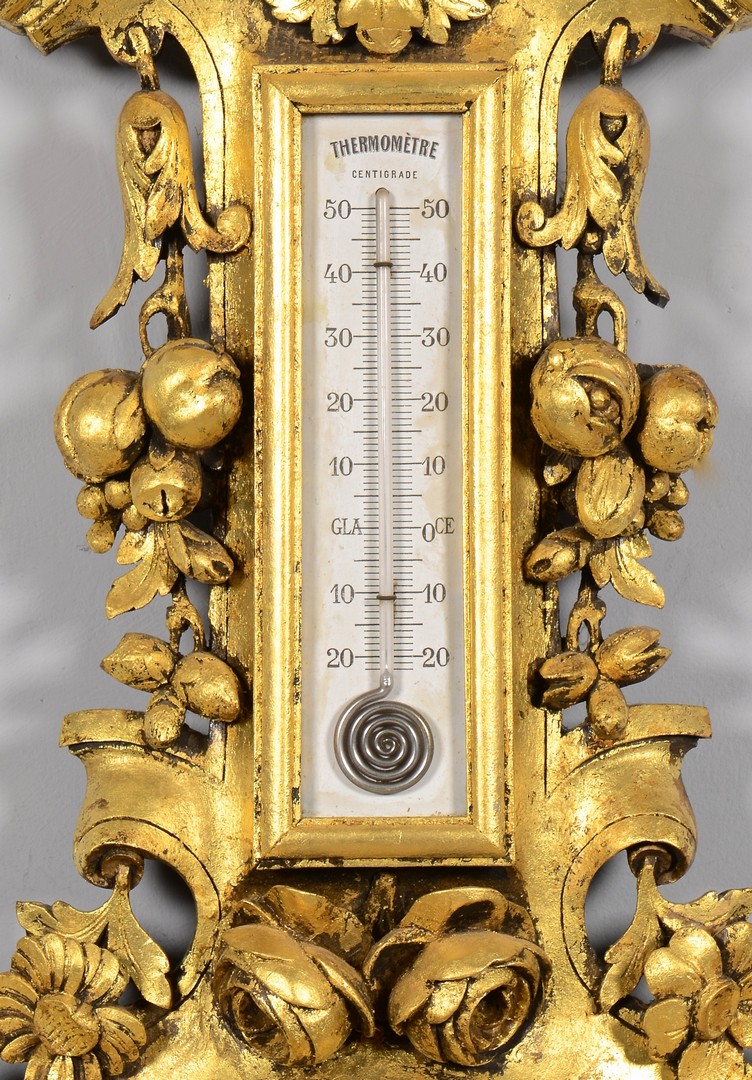 Lot 611: French Giltwood Barometer